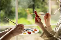 Zestaw szachowy nr 5 do samodzielnego malowania i montażu